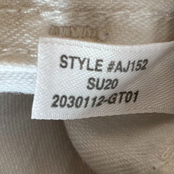 Madewell High Rise Button Fly Straight Jeans White Size 28 - Picture 2 of 16